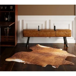 KARE Design Tapis Hide Noir-Marron 232X255Cm Best