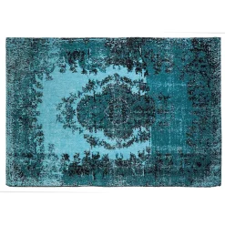 KARE Design Tapis Kelim Pop Turquoise 170X240Cm