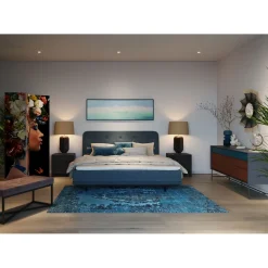 KARE Design Tapis Kelim Pop Turquoise 200X300Cm Outlet