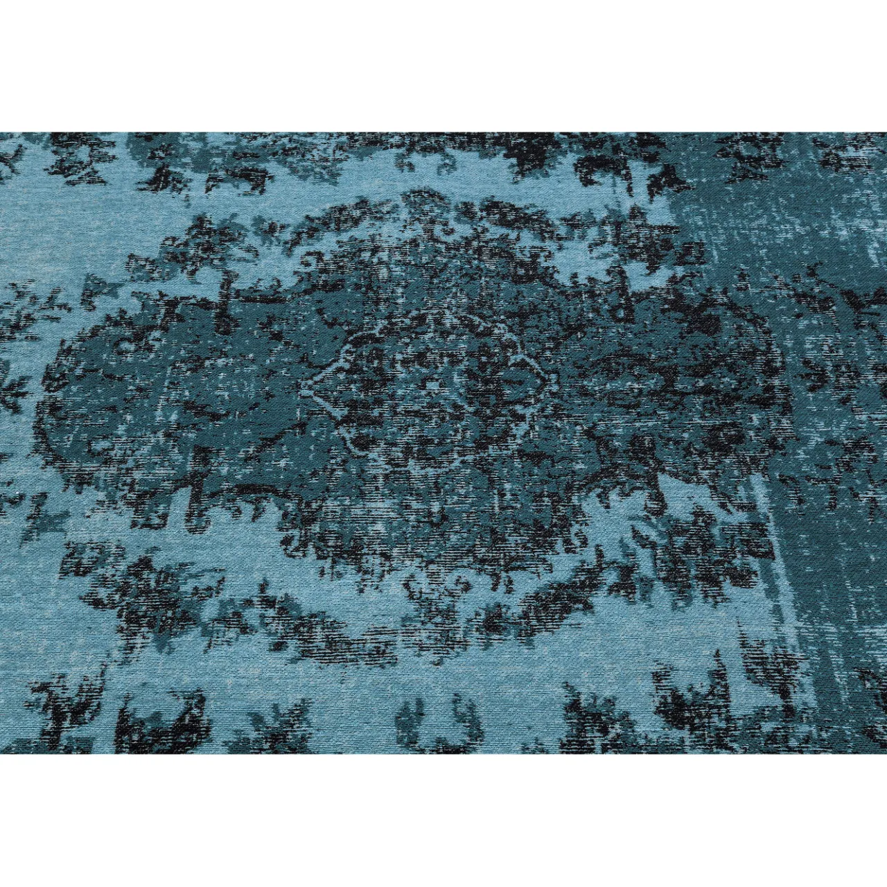 KARE Design Tapis Kelim Pop Turquoise 200X300Cm Outlet
