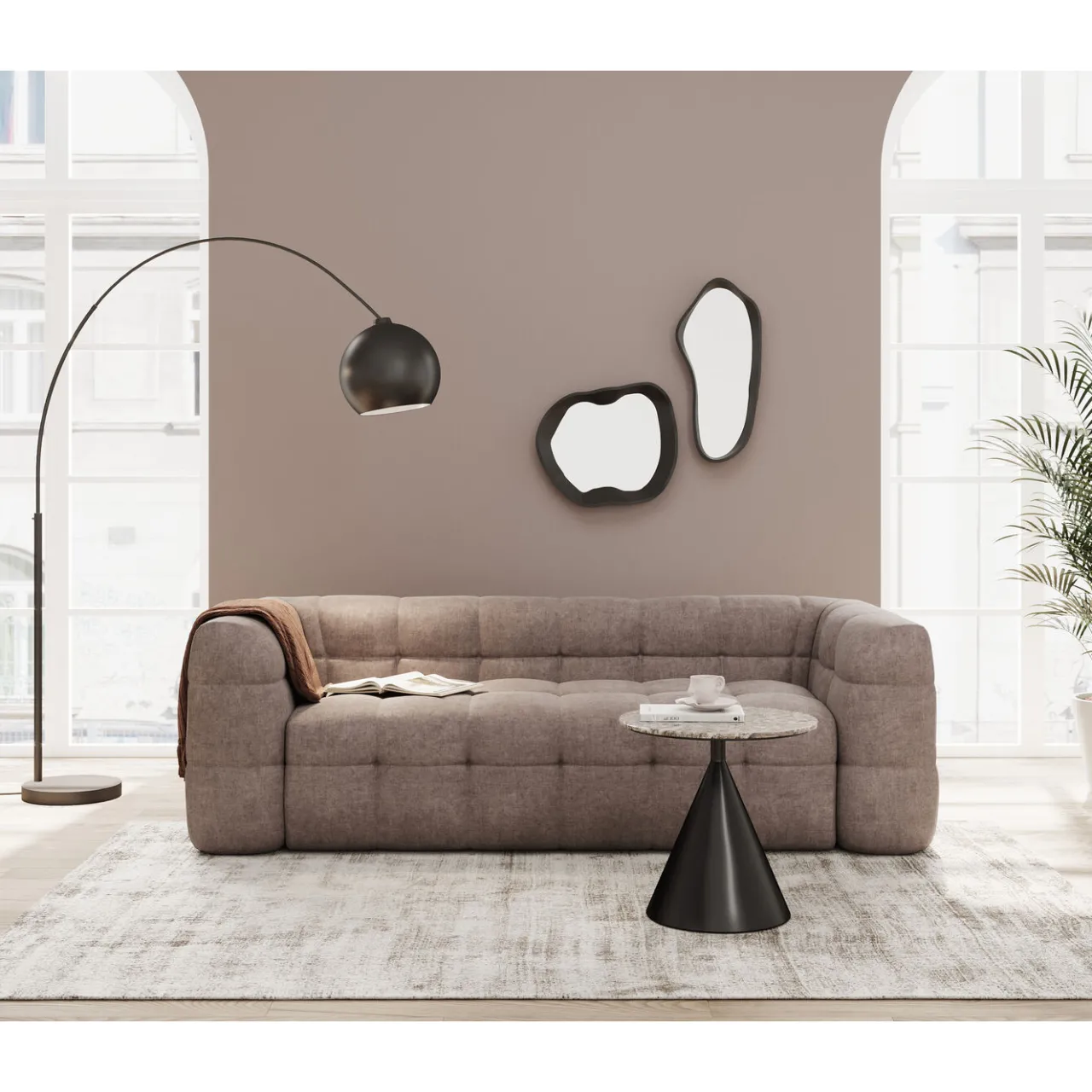 KARE Design Tapis Seaburry Gris 200X300Cm Hot