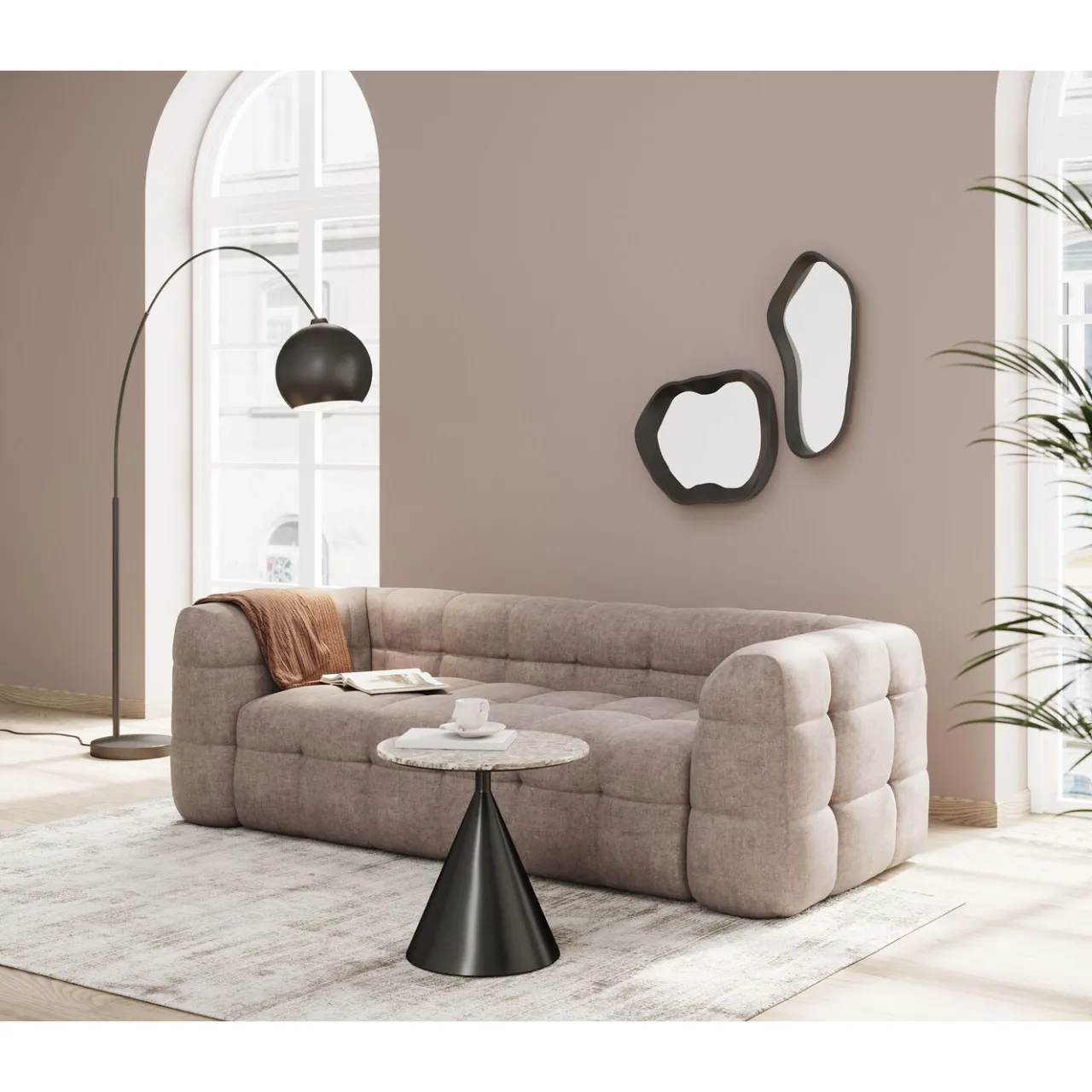 KARE Design Tapis Seaburry Gris 200X300Cm Hot