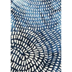 KARE Design Tapis Stamp Bleu 170X240Cm Hot