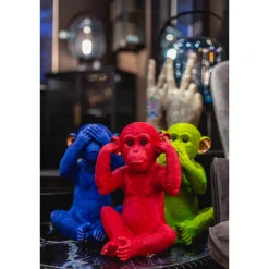 KARE Design Tirelire Monkey Iwazaru Citron Vert Hot
