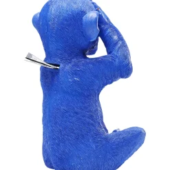 KARE Design Tirelire Monkey Mizaru Bleu New
