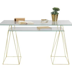 KARE Design Treteaux-Bureau Polar Laiton (Set De 2) Discount