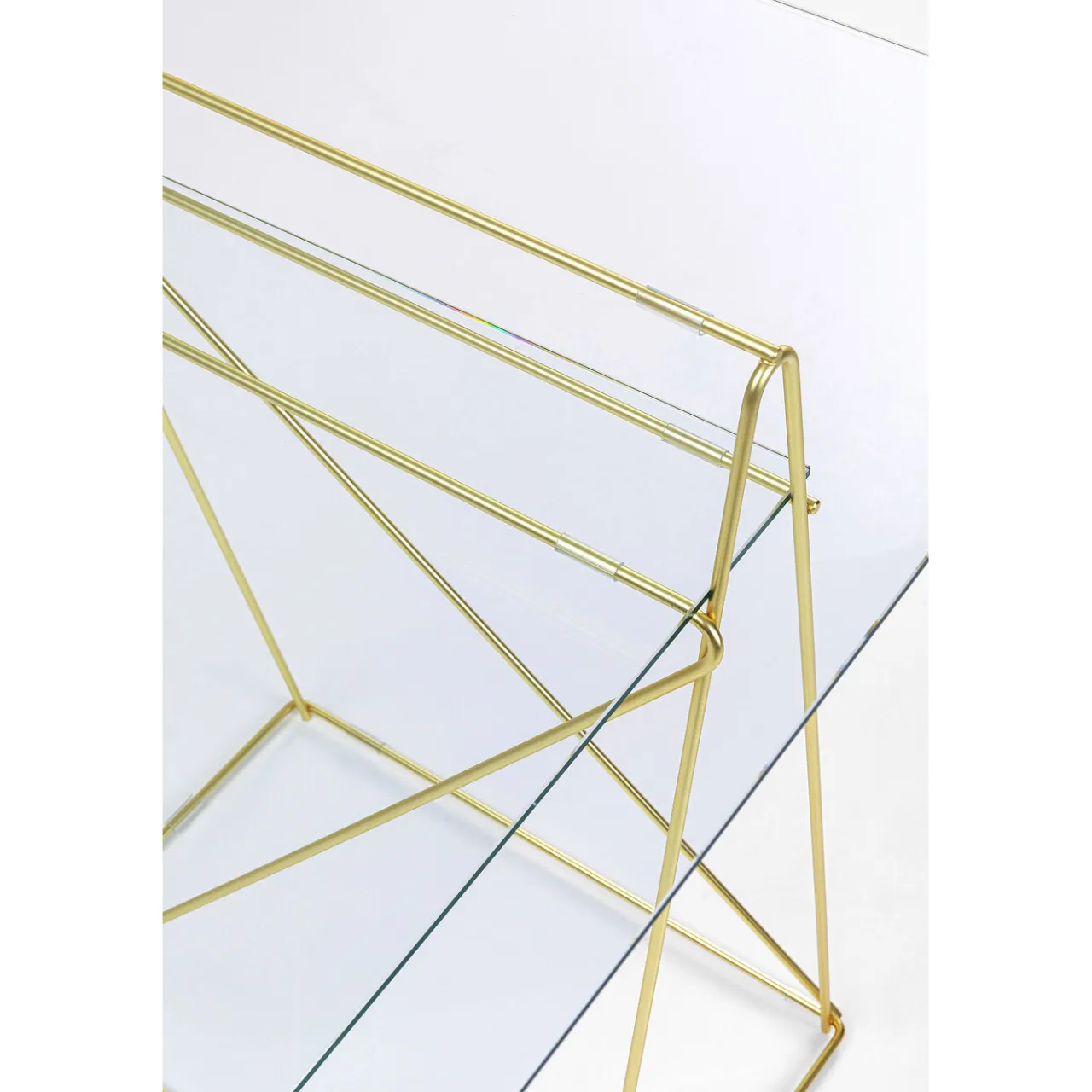 KARE Design Treteaux-Bureau Polar Laiton (Set De 2) Discount