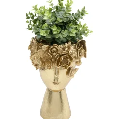 KARE Design Vase Décoratif Flowercrown Dore 20Cm Hot