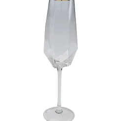 KARE Design Verre À Champagne Diamond Gold Rim Best