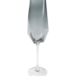 KARE Design Verre À Champagne Diamond Smoke Sale