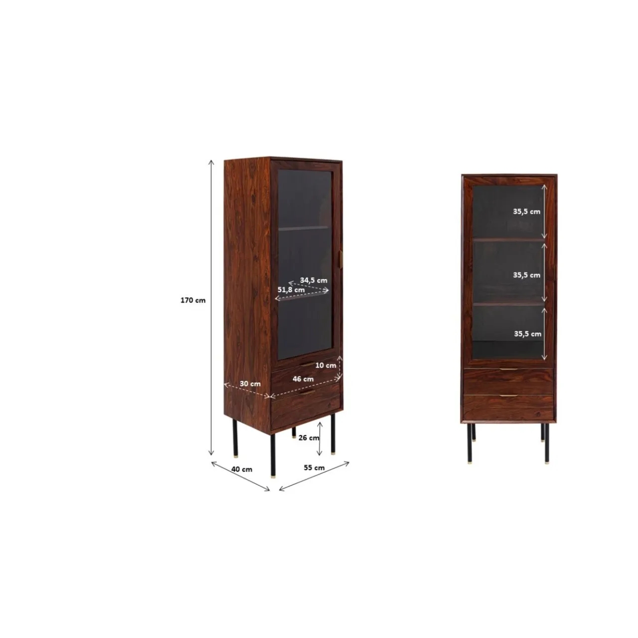KARE Design Vitrine Ravello 170X55 Discount